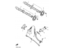 Patin basculante cadena transmision Yamaha Thundercat 600 1996 - 2003