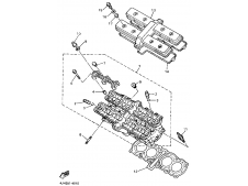 Tapa balancines de motor Yamaha Thundercat 600 1996 - 2003