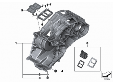 Carter izquierdo Bmw c 650 gt 2011 - 2015