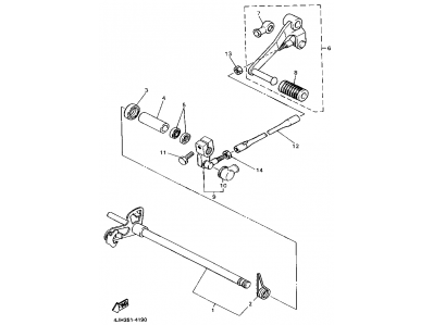 PALANCA CAMBIO Yamaha Thundercat 600 1996 - 2003