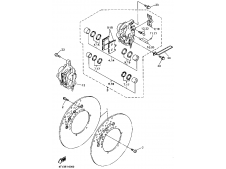 Pinza freno delantera izquierda Yamaha Thundercat 600 1996 - 2003