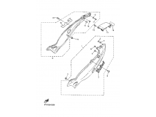 Union colin azul Yamaha Thundercat 600 1996 - 2003
