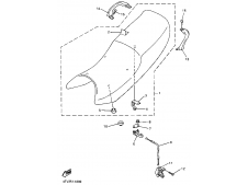 CERRADURA ASIENTO Yamaha Thundercat 600 1996 - 2003