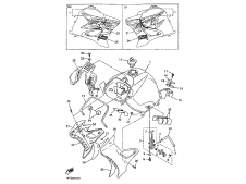 Aireador deposito izquierdo Yamaha xt e 600 1995-2003