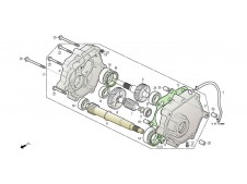Grupo trasero motor (transmisión final) Daelim S3 250 FI Advance 201