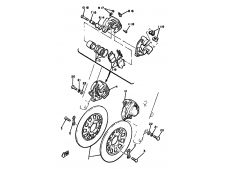 Pinza freno delantera derecha Yamaha xj 650 1981-1985