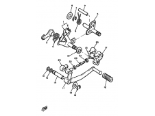 PALANCA CAMBIO Yamaha xj 650 1981-1985