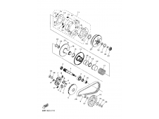 Variador completo Yamaha Delight 125 2021 - 2024