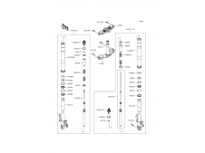 Barra completa derecha Kawasaki Z800 2013 - 2016