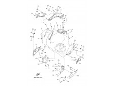 Cubre depósito derecho Yamaha MT 125 2020 - 2024