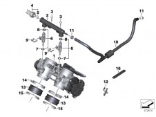 Manguito inyección Bmw F 700 GS - 2011 - 2017