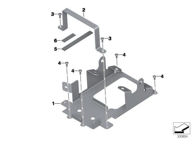 Soporte batería Bmw F 700 GS - 2011 - 2017