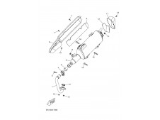 Embellecedor silencioso Yamaha XMAX 300 2023 - 2024