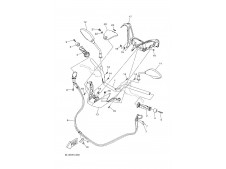 Embellecedor manillar inferior Yamaha XMAX 300 2023 - 2024
