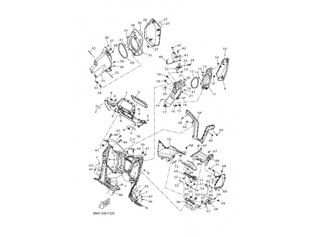 Tapa tapon gasolina pack Yamaha XMAX 300 2023 - 2024