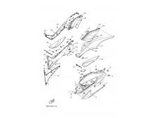 Embellecedor cacha delantera derecha Yamaha XMAX 300 2023 - 2024