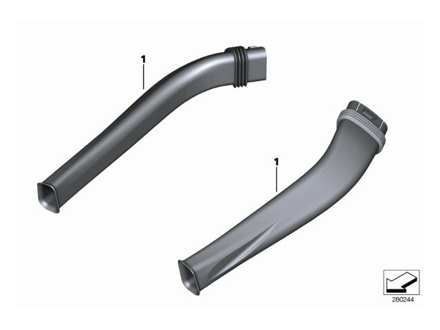 Ram air izquierdo Bmw K 1600 GT / GTL 2010 - 2019