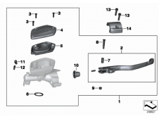 Bomba freno delantero Bmw K 1600 GT / GTL 2010 - 2019