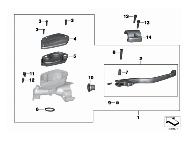 Bomba freno delantero Bmw K 1600 GT / GTL 2010 - 2019