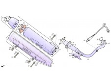 Colector  Daelim S3 250 FI Advance 2012 - 2016