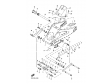 Protector basculante izquierdo Yamaha r6r 600 cc 2006 - 2007