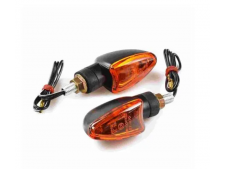 Juego intermitentes universales brazo flexible corto 12V21W Intermitentes Intermitentes