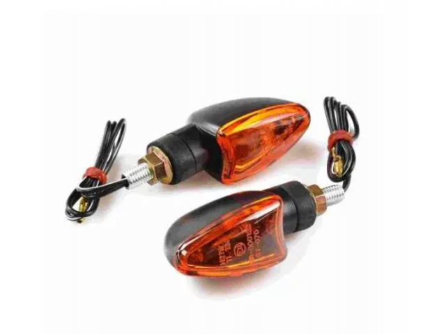 Juego intermitentes universales brazo flexible corto 12V21W Intermitentes Intermitentes