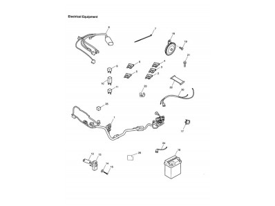 Sistema electrico Triumph daytona 600 2003-2004
