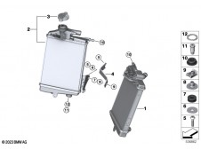 Radiador derecho Bmw R 1300 GS 2022 - 2025