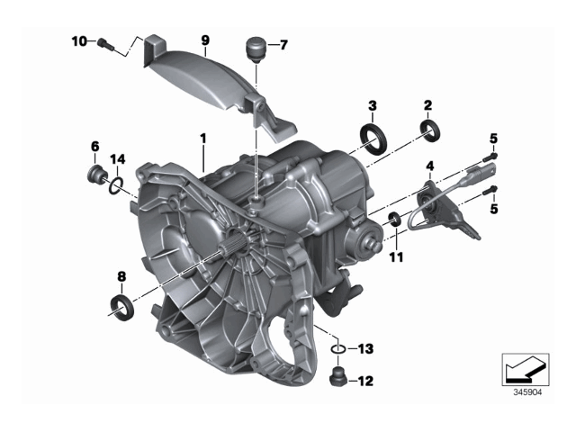 Caja cambios Bmw r1200 gs 2008 - 2012