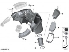 Caja filtro aire Bmw R 1300 GS 2022 - 2025