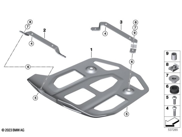 Cubre carter Bmw R 1300 GS 2022 - 2025