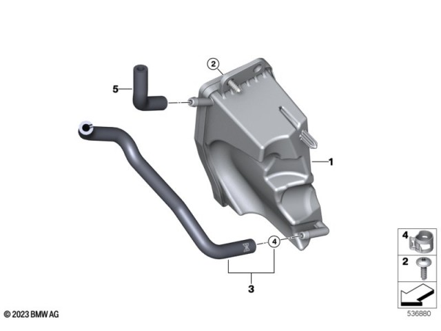 Ddepósito anticongelante Bmw R 1300 GS 2022 - 2025