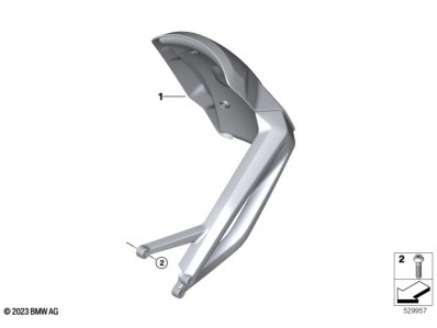 Aleta pase de rueda inferior Bmw R 1300 GS 2022 - 2025