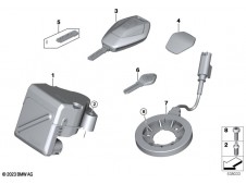 Cerraduras codificadas Bmw R 1300 GS 2022 - 2025