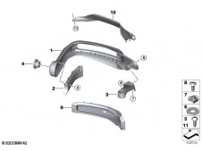 Cubre maneta izquierda Bmw R 1300 GS 2022 - 2025