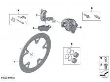 Pinza freno trasera Bmw R 1300 GS 2022 - 2025