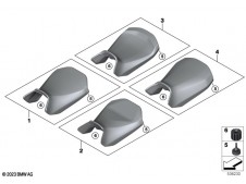 Asiento piloto calefactable Bmw R 1300 GS 2022 - 2025