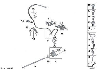 Bombin embrague Bmw R 1300 GS 2022 - 2025