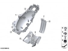 Aleta pase rueda inferior Bmw R 1300 GS 2022 - 2025