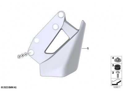 Deflector izquierdo Bmw R 1300 GS 2022 - 2025