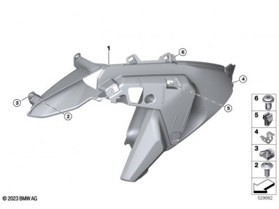 Aireador izquierdo Bmw R 1300 GS 2022 - 2025