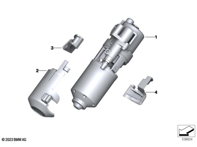 Motor de suspencion hidraulica Bmw R 1300 GS 2022 - 2025