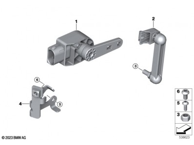 Soporte sensor de posicion trasero Bmw R 1300 GS 2022 - 2025