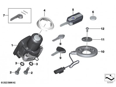 Cerraduras completas codificadas Bmw K 1600 GT / GTL 2010 - 2019