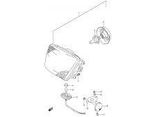 Faro Suzuki DR 650 RSE (SP43) 1991 – 1996