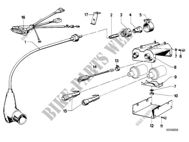 Cable bobina Bmw R100 RT 1976 - 1984