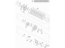 Discos de embrague juego Ktm 1290 Super Adventure S 2017 - 2020
