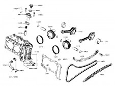 Biela Kymco AK 550 2017 - 2021