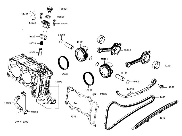 Piston Kymco AK 550 2017 - 2021